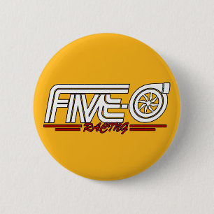 Badge Rond 5 Cm Logo Cinq-0