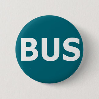 Badge Rond 5 Cm Logo d'AUTOBUS - Blau