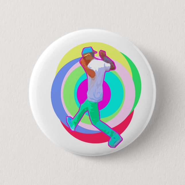 Badge Rond 5 Cm Logo de DANSE de SECOUSSE (Devant)