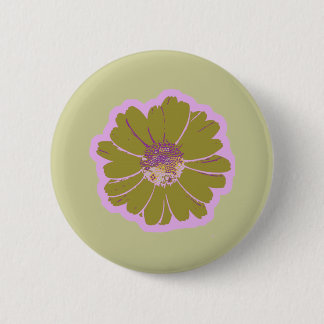 Badge Rond 5 Cm Logo de la fleur #603