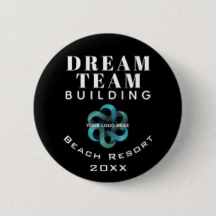 Badge Rond 5 Cm Logo de l'entreprise Dream Team Building