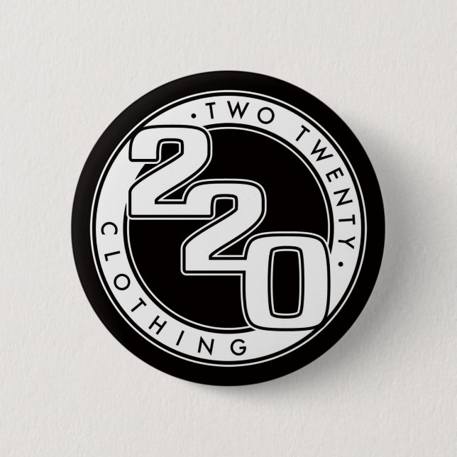 Badge Rond 5 Cm Logo de l'habillement 220 (Devant)