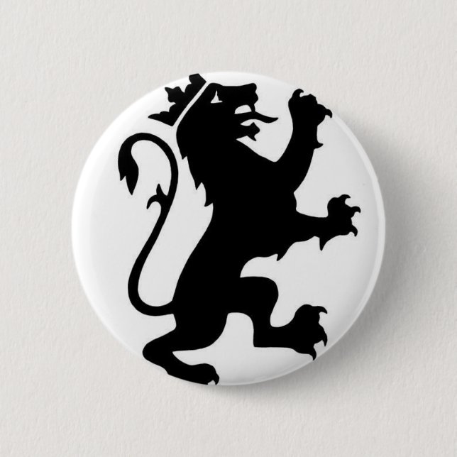 Badge Rond 5 Cm Logo de lion (Devant)