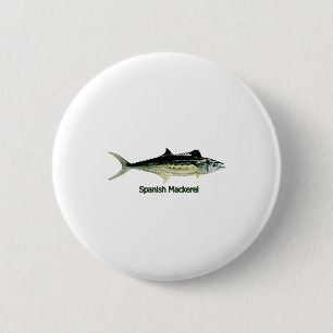 Badge Rond 5 Cm Logo de maquereau espagnol