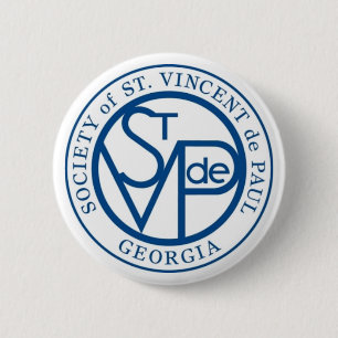 Badge Rond 5 Cm Logo de SVdP