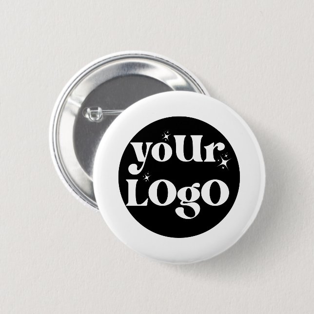 Badge Rond 5 Cm Logo d'entreprise de marque (Devant & derrière)