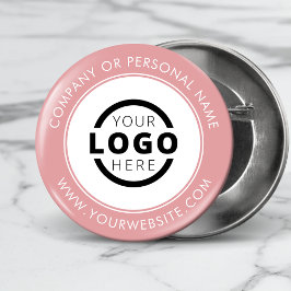 Badge Rond 5 Cm Logo d'entreprise personnalisé Entreprise Marque d