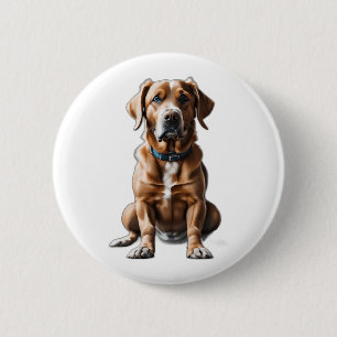 Badge Rond 5 Cm logo design t-shirt chien