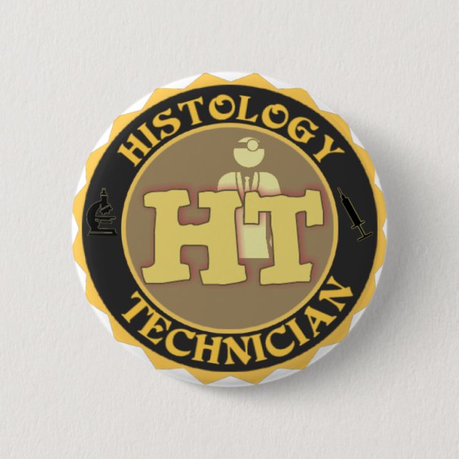 BADGE ROND 5 CM LOGO D'HISTOLOGIE (Devant)