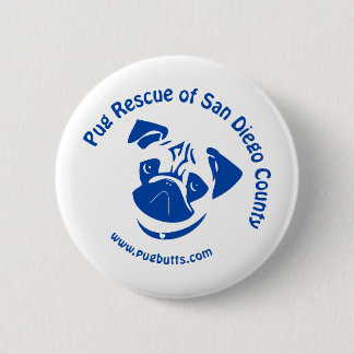 Badge Rond 5 Cm Logo du comté de San Diego de délivrance de carlin