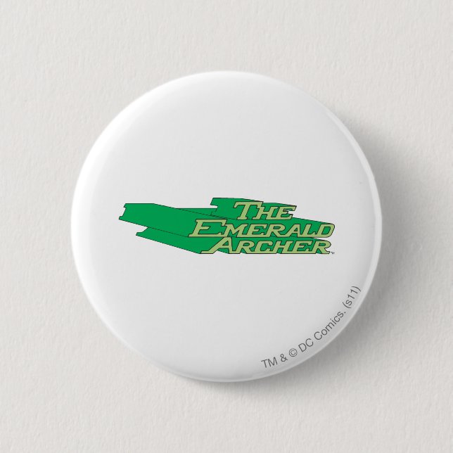 Badge Rond 5 Cm Logo Emerald Archer (Devant)