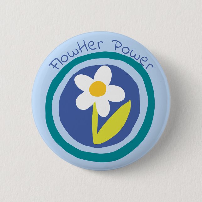 Badge Rond 5 Cm Logo FlowHer (Devant)