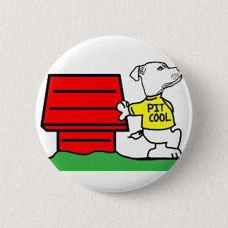 BADGE ROND 5 CM LOGO FRAIS DE PITBULL DE MINE