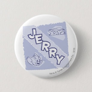 Badge Rond 5 Cm Logo Jerry Blue Cheese