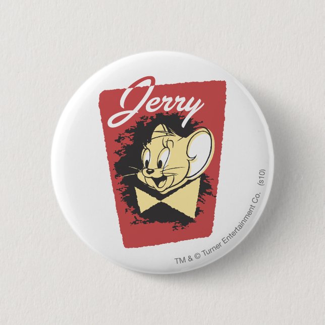 Badge Rond 5 Cm Logo Jerry Yellow Botiw (Devant)