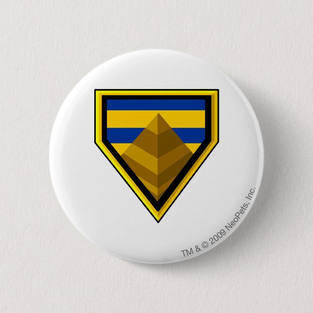 Badge Rond 5 Cm Logo perdu de désert d'équipe (Devant)