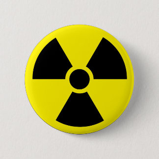BADGE ROND 5 CM LOGO RADIOATTIVITA DE SPILLA