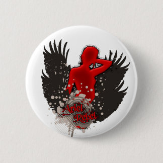 Badge Rond 5 Cm Logo rebelle de vol d'Ariel - bouton