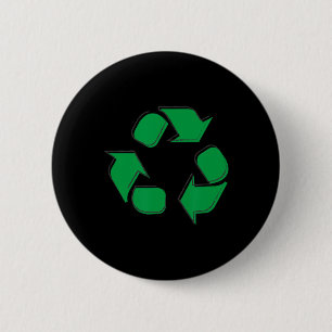 Badge Rond 5 Cm Logo Recyclage Symbole de recyclage Jour des terre