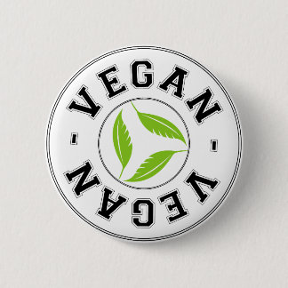 Badge Rond 5 Cm Logo sportif végétalien