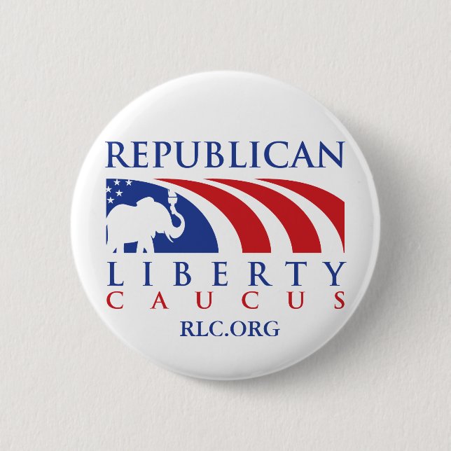 Badge Rond 5 Cm Logo standard du bouton RLC (Devant)