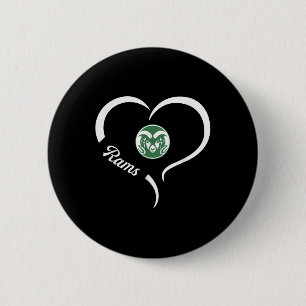 Badge Rond 5 Cm Logo Tinora Rams Slogan demi-coeur