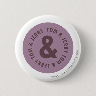 Badge Rond 5 Cm Logo Tom et Jerry Round 7
