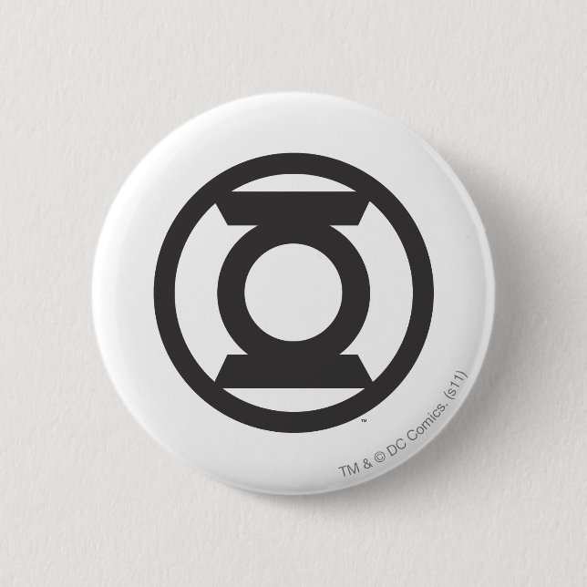 Badge Rond 5 Cm Logo vert 14 de lanterne (Devant)