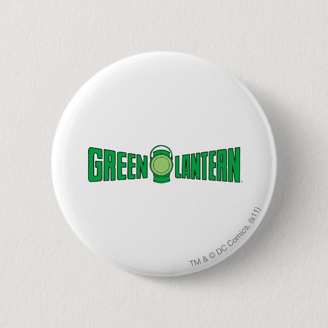 Badge Rond 5 Cm Logo vert 5 de lanterne (Devant)