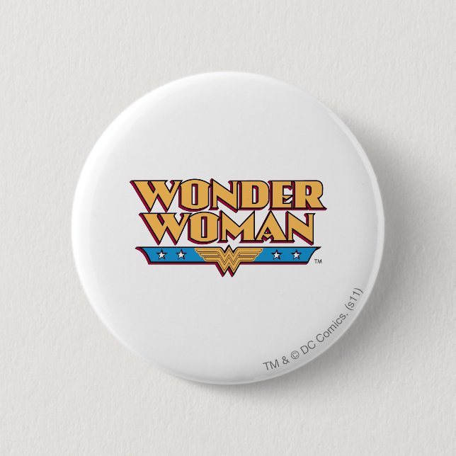 Badge Rond 5 Cm Logo Wonder Woman 2 (Devant)