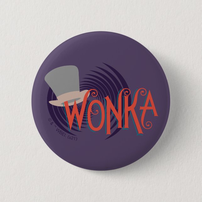 Badge Rond 5 Cm Logo Wonka Spiral (Devant)