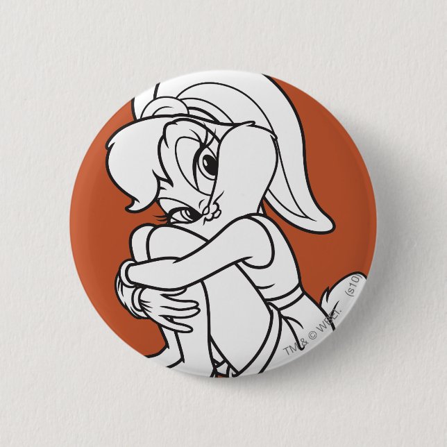 Badge Rond 5 Cm Lola Bunny Flirty (Devant)