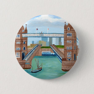 Badge Rond 5 Cm London Bridge