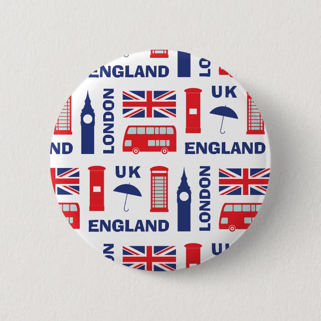 Badge Rond 5 Cm Londres (Devant)