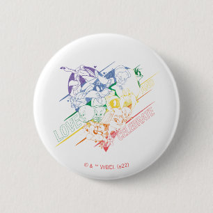 Badge Rond 5 Cm LOONEY TUNES™ - Aimer et Célébrer