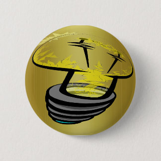 Badge Rond 5 Cm L'or Casquette clair