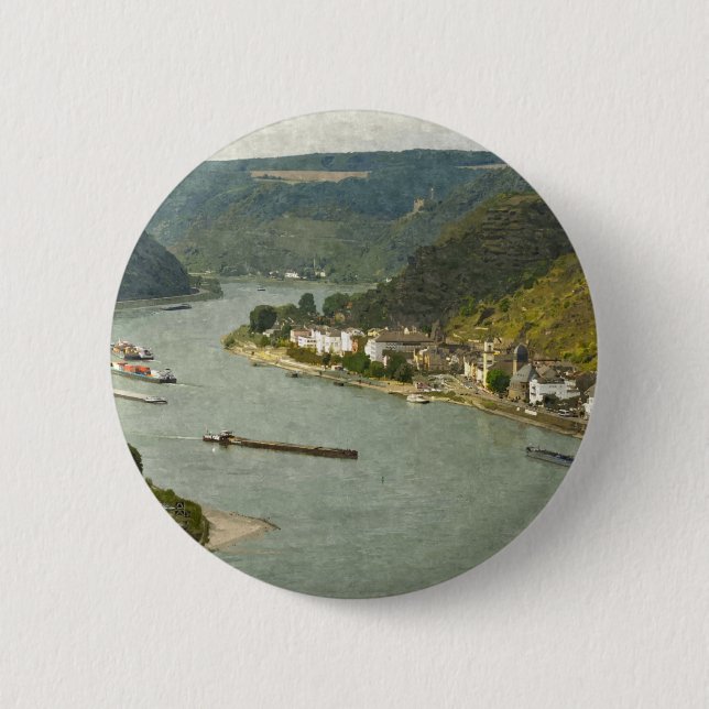 Badge Rond 5 Cm Lorelei (Devant)