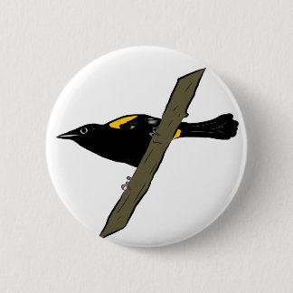 Badge Rond 5 Cm Loriot portoricain