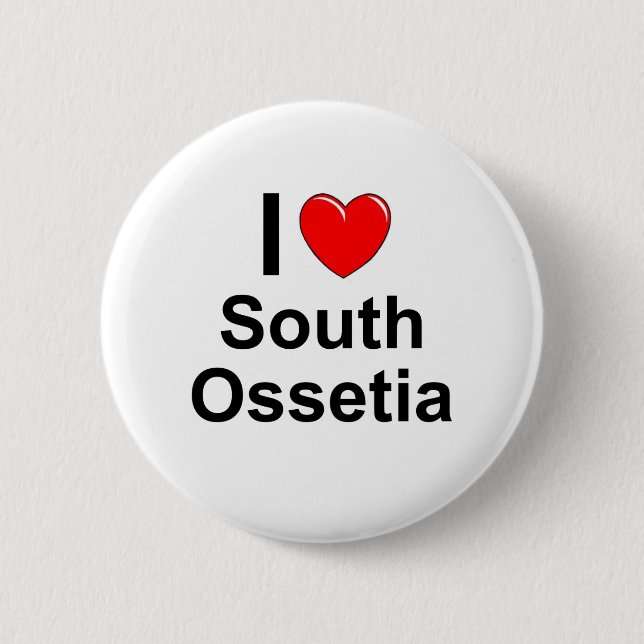 Badge Rond 5 Cm L'Ossétie-du-Sud (Devant)