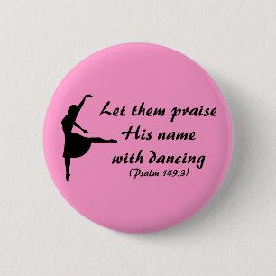 Badge Rond 5 Cm Louez-le avec le bouton dansant