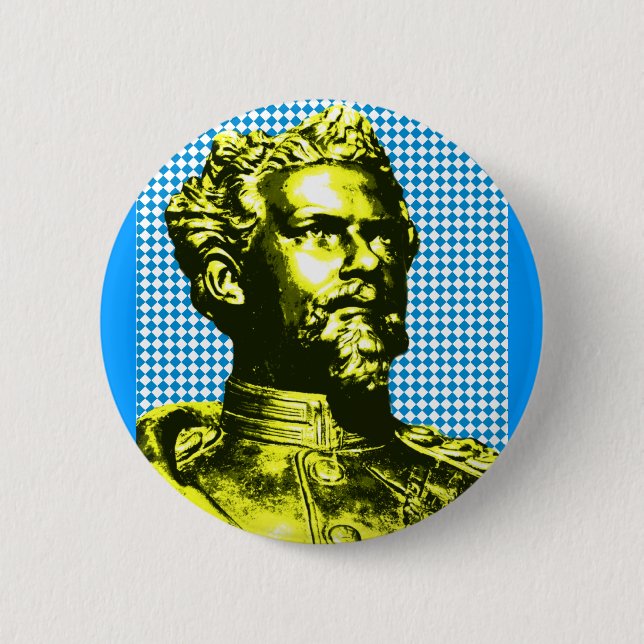 Badge Rond 5 Cm Louis II de Bavière Roi de Bavière (Devant)