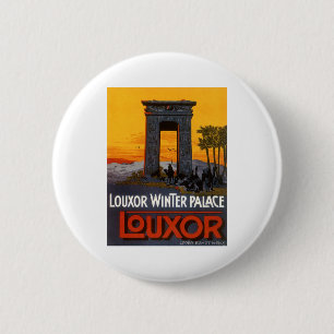 Badge Rond 5 Cm Louxor Egypte