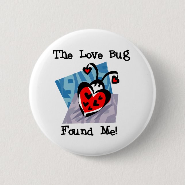 Badge Rond 5 Cm Love Bug Valentine Tshirts et cadeaux (Devant)