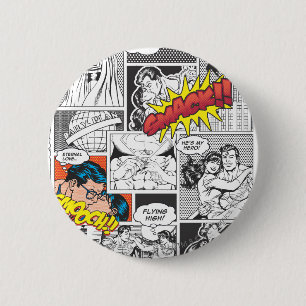 Badge Rond 5 Cm Love Comic Slides