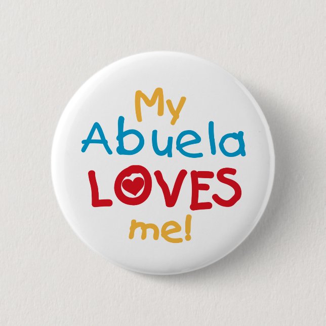 Badge Rond 5 Cm LOVESMEabuela (Devant)