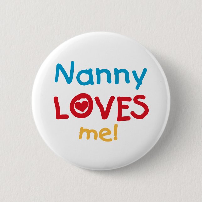 Badge Rond 5 Cm LOVESMEnanny (Devant)