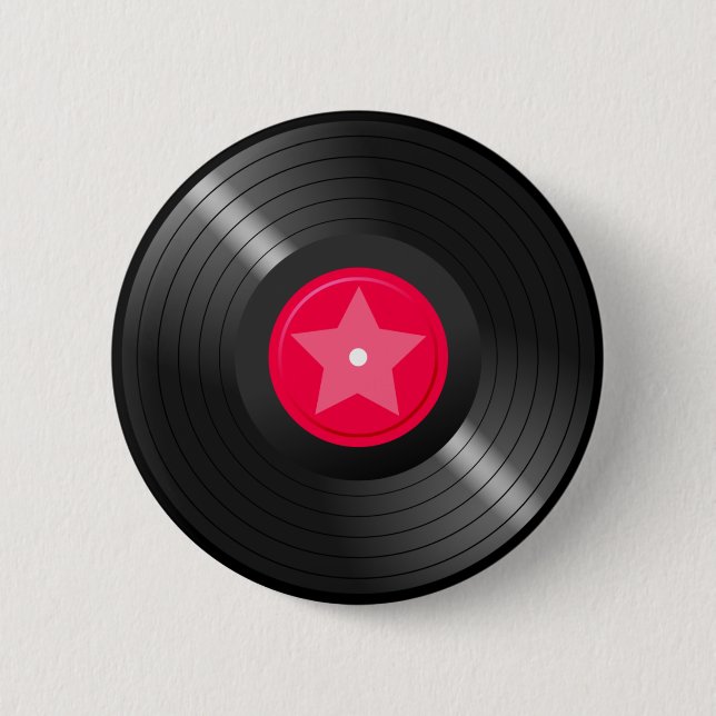 Badge Rond 5 Cm LP Record02 (Devant)