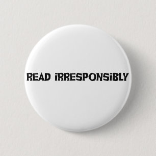 Badge Rond 5 Cm Lu irresponsable