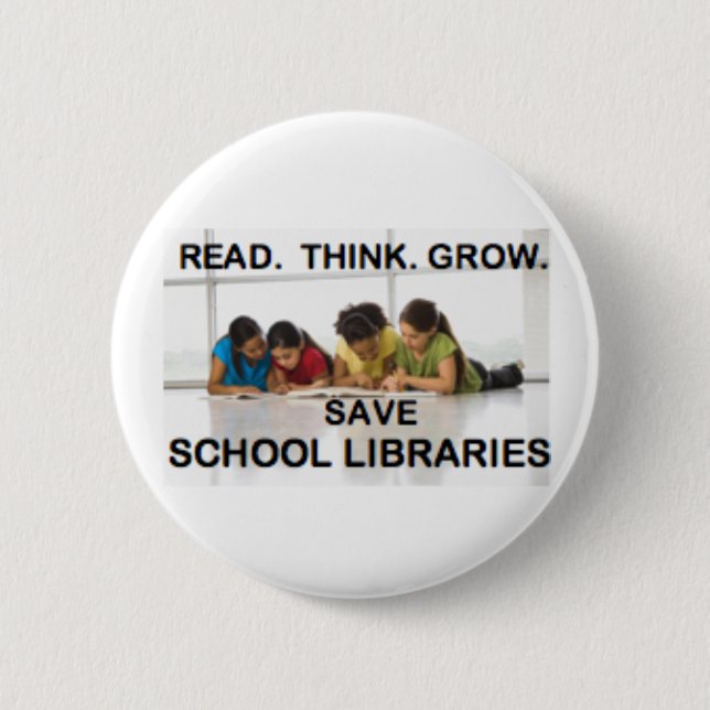 Badge Rond 5 Cm Lu pensez se développe - financez les (Devant)