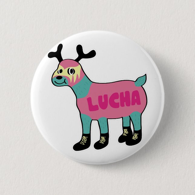 BADGE ROND 5 CM LUCHA#77 (Devant)